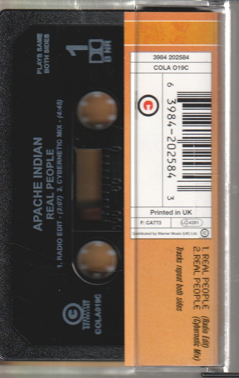 Apache Indian - Real People - Cassette