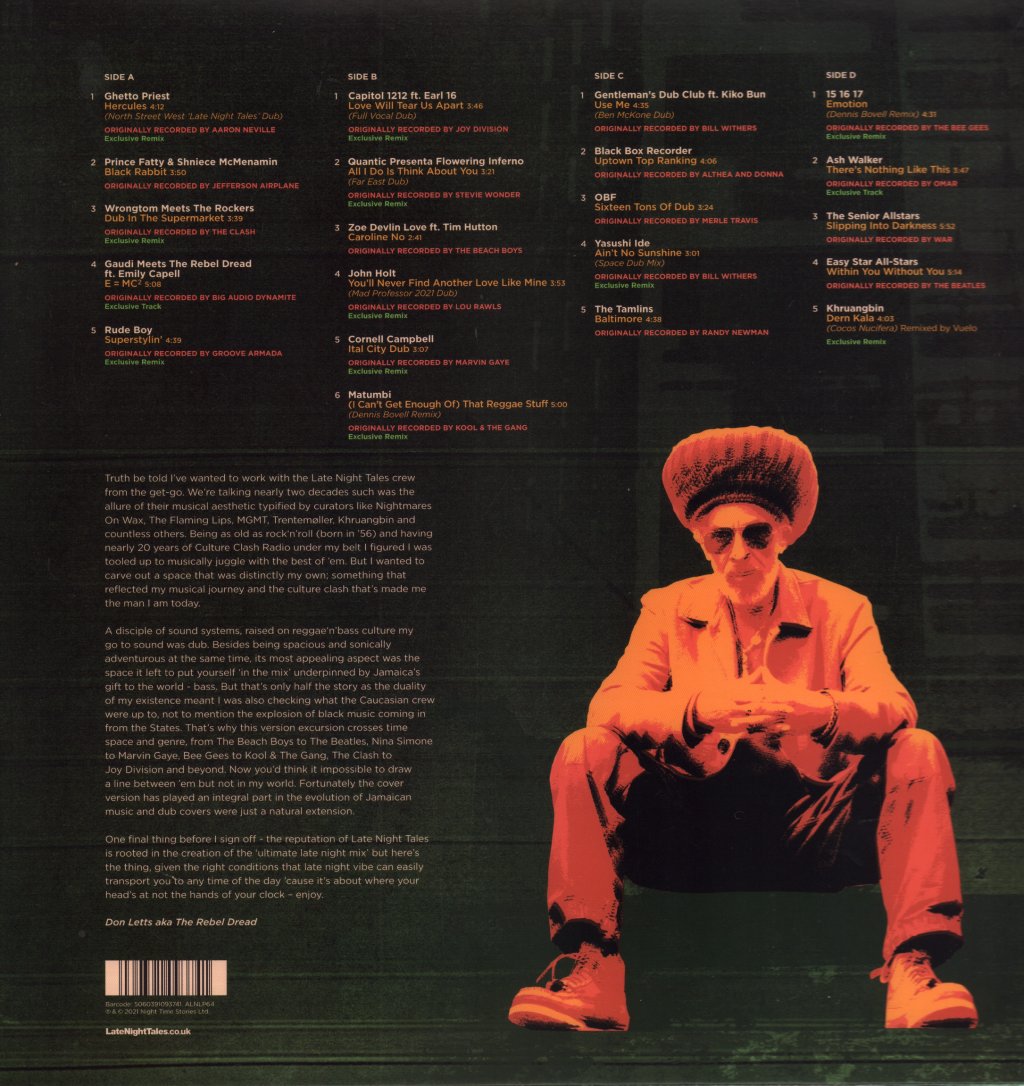 Don Letts - LateNightTales (Version Excursion) - Double Lp