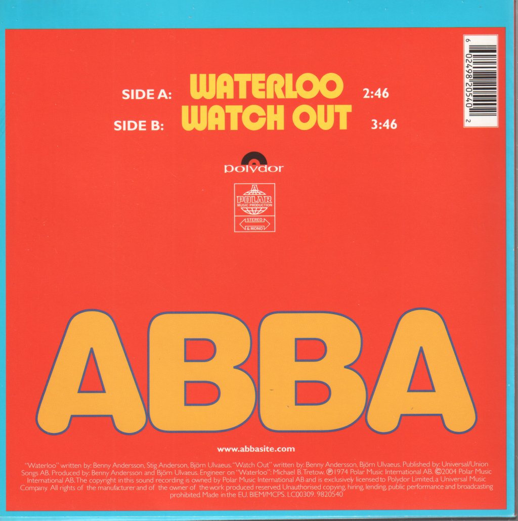 ABBA - Waterloo - 7 Inch