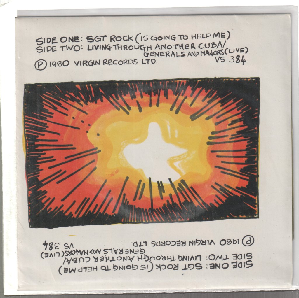 XTC - Sgt Rock - 7 Inch