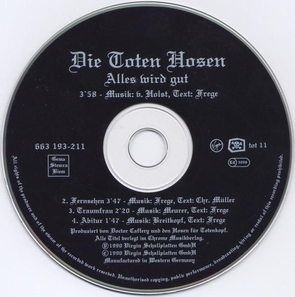 Die Toten Hosen - Alles Wird Gut - Cd