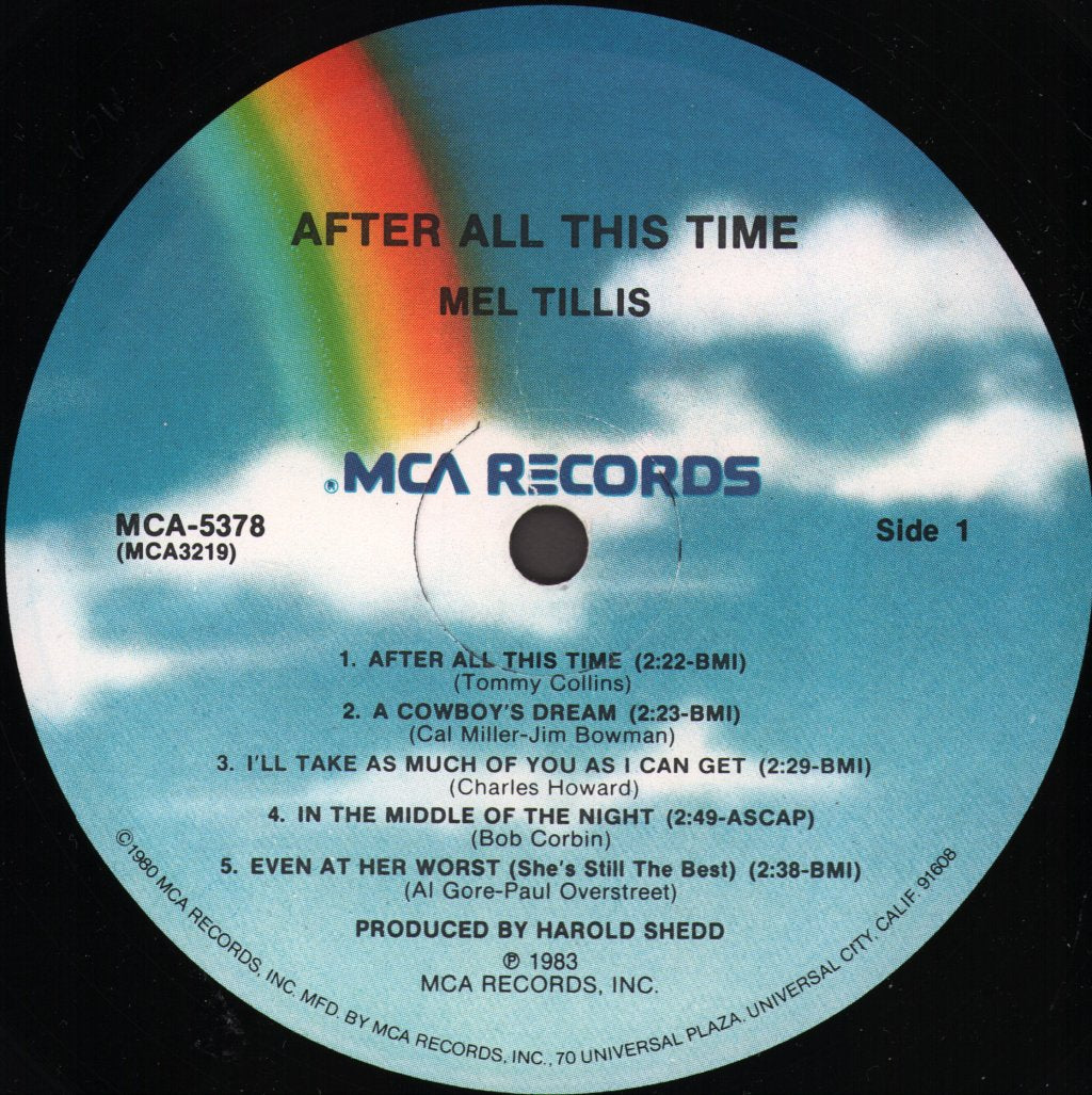 Mel Tillis - After All This Time - Lp