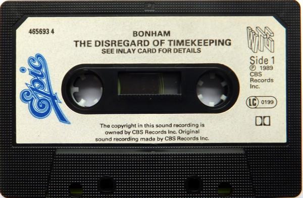 Bonham - Disregard Of Timekeeping - Cassette