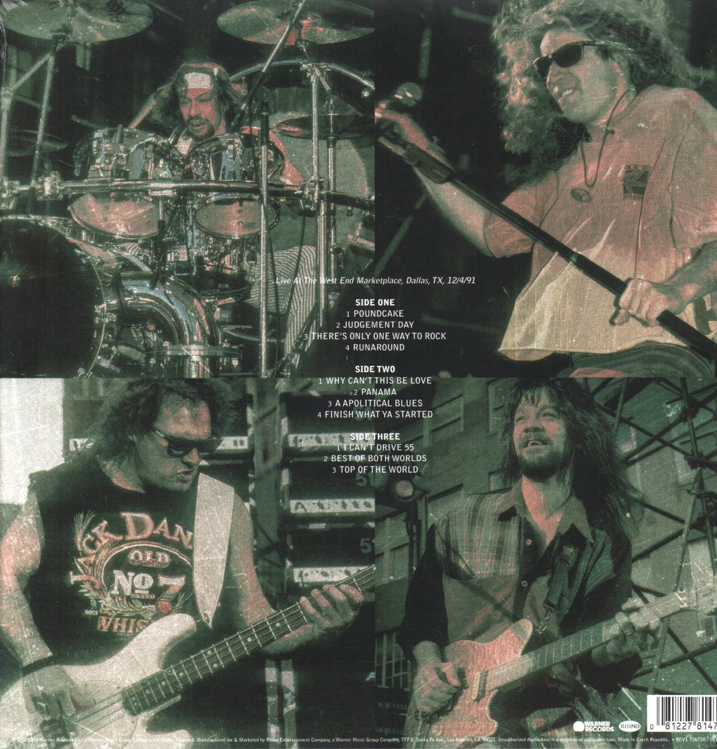 Van Halen - Live In Dallas 1991 (Black Friday 2024) - Double Lp