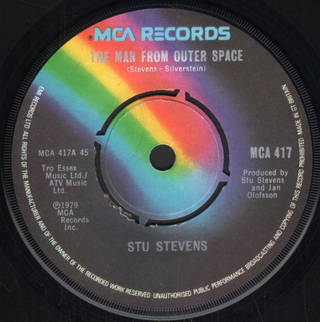 Stu Stevens - Man From Outer Space - 7 Inch