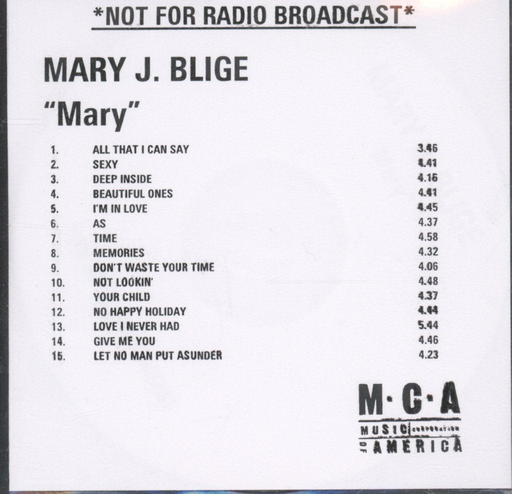 Mary J Blige - Mary - Cdr