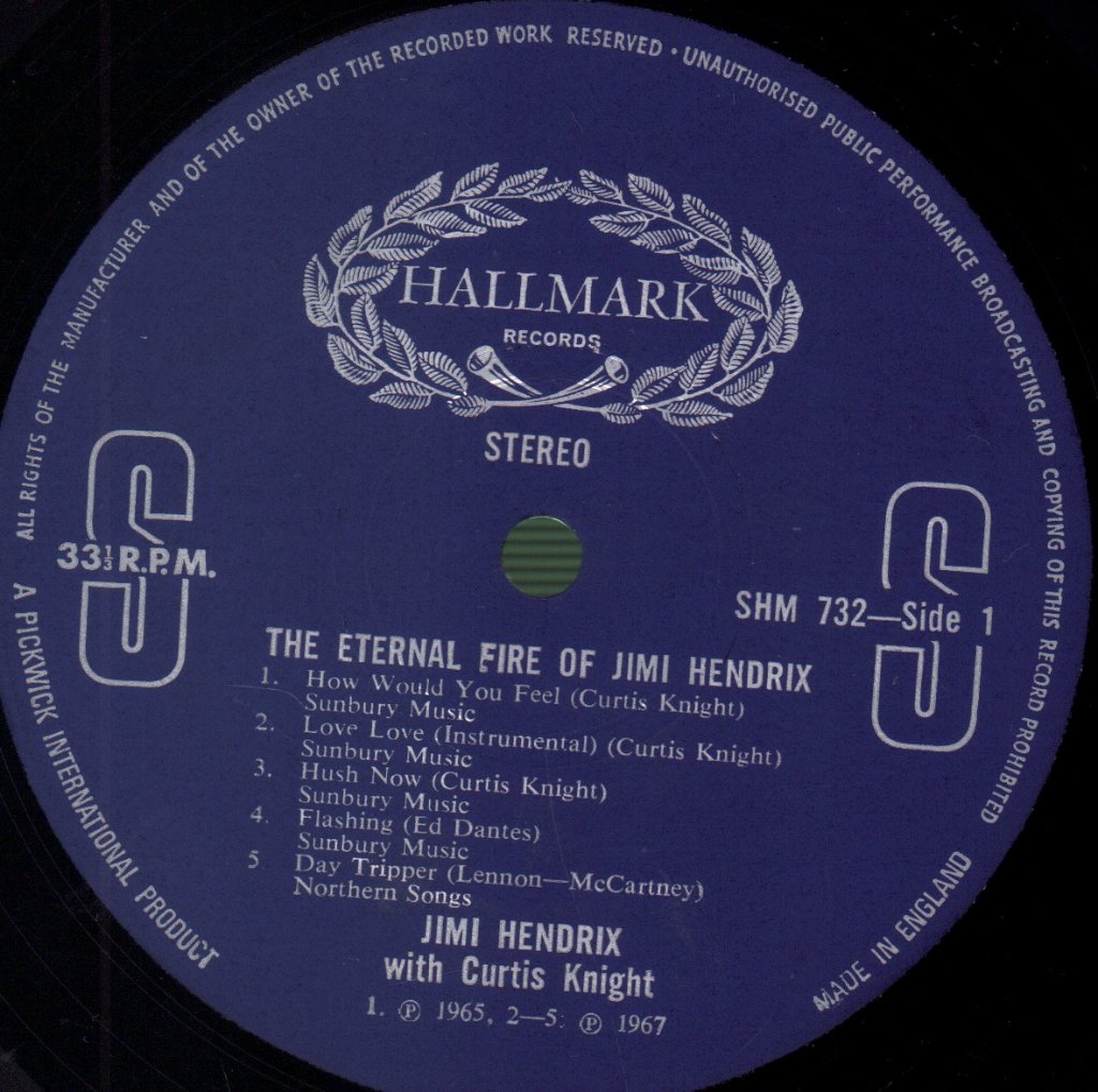 Jimi Hendrix With Curtis Knight - Eternal Fire - Lp