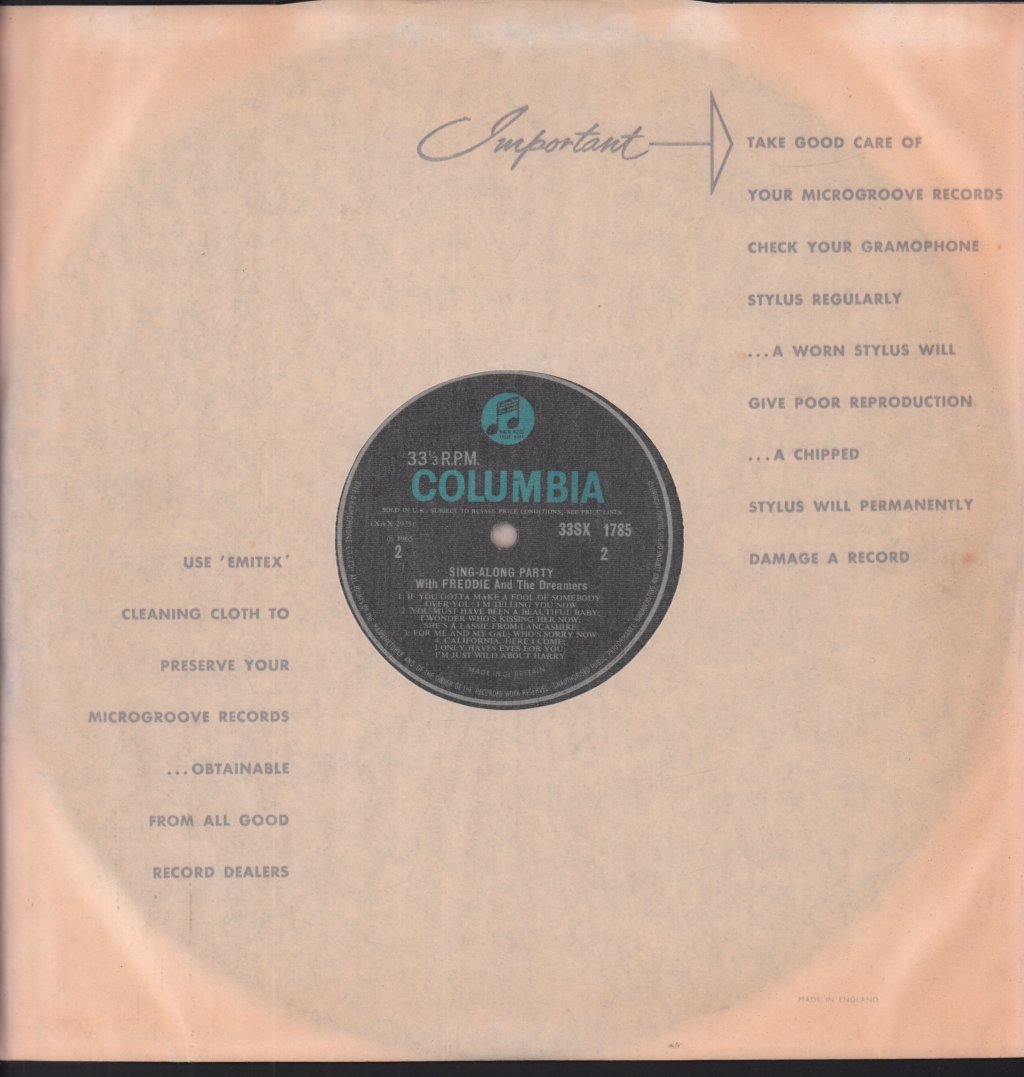 Freddie And The Dreamers - Sing Along Party - Lp