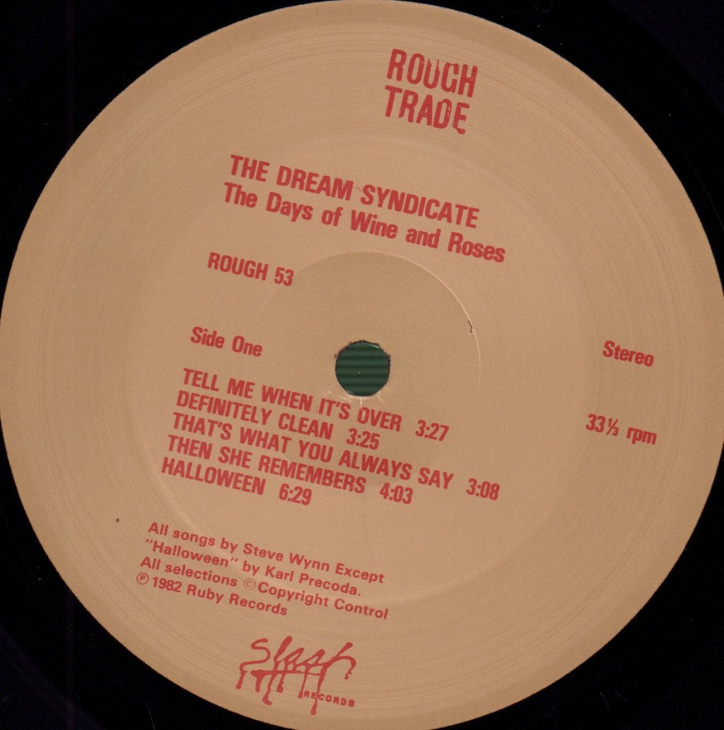 Dream Syndicate - Days Of Wine And Roses - Lp