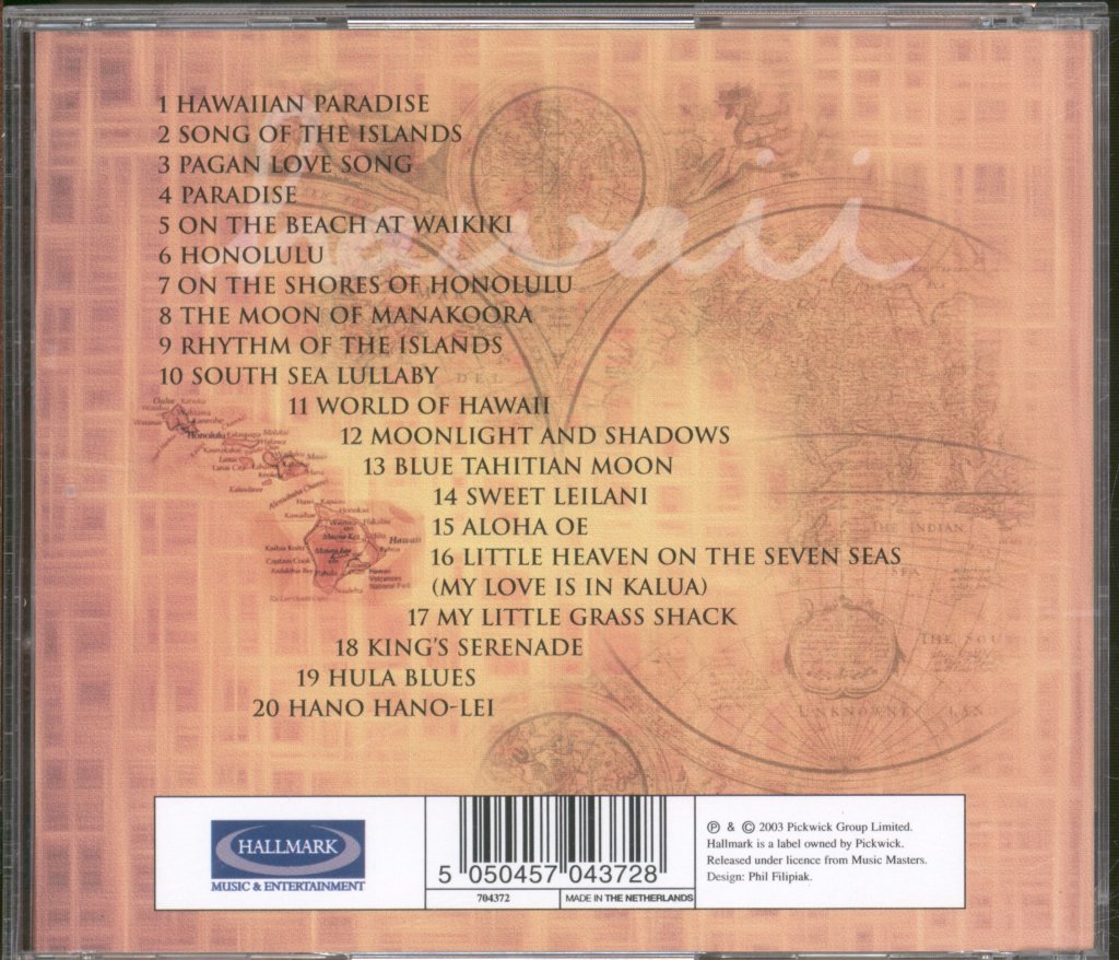 Kana King And His Hawaiians - Music Of Hawaii - Cd