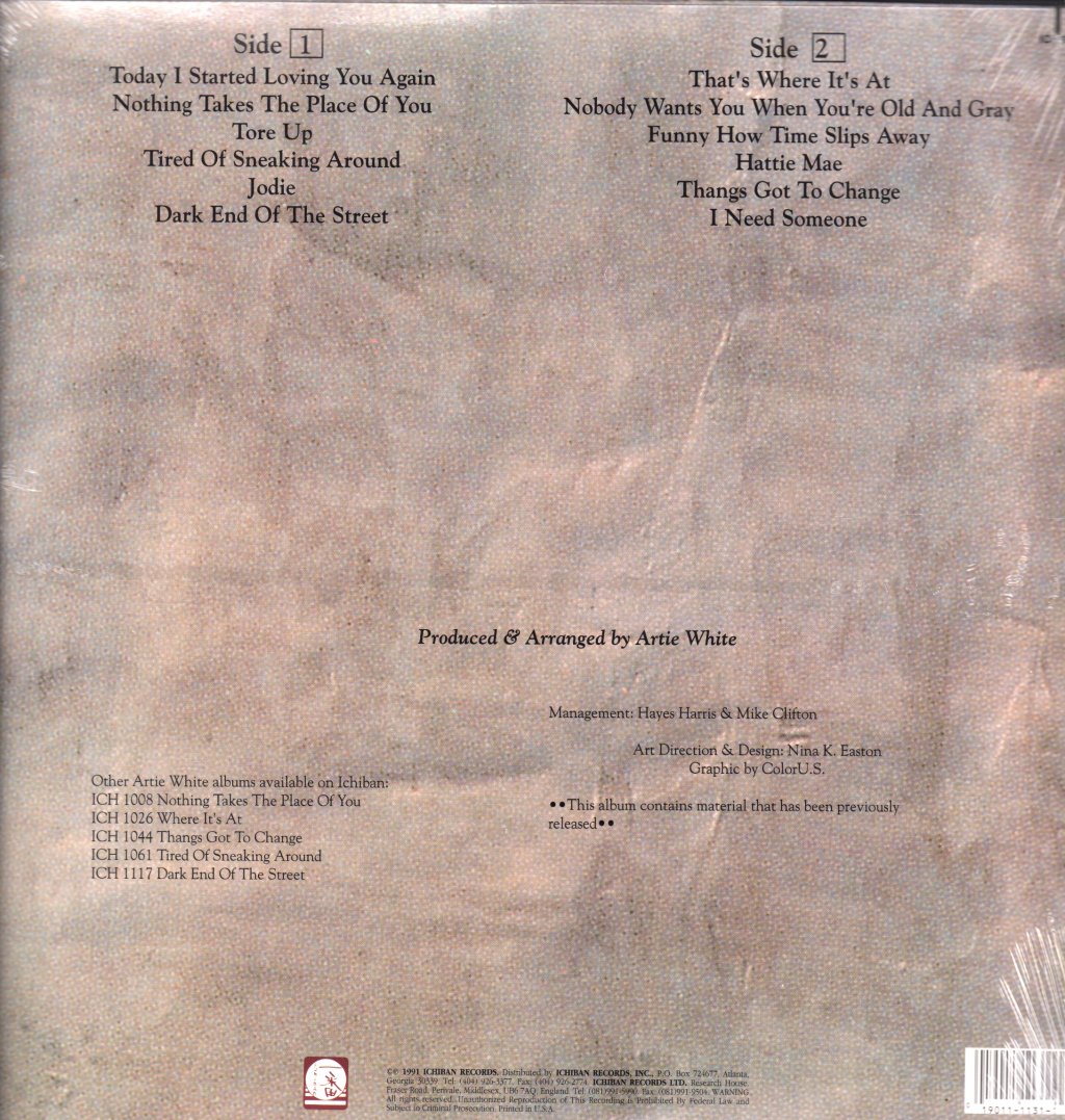 Artie White - Best Of - Lp