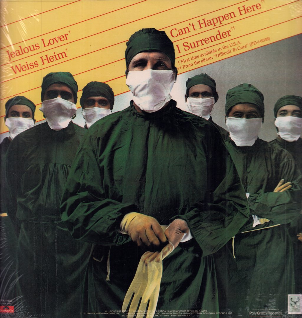 Rainbow (Rock/Metal Group) - Jealous Lover - 12 Inch