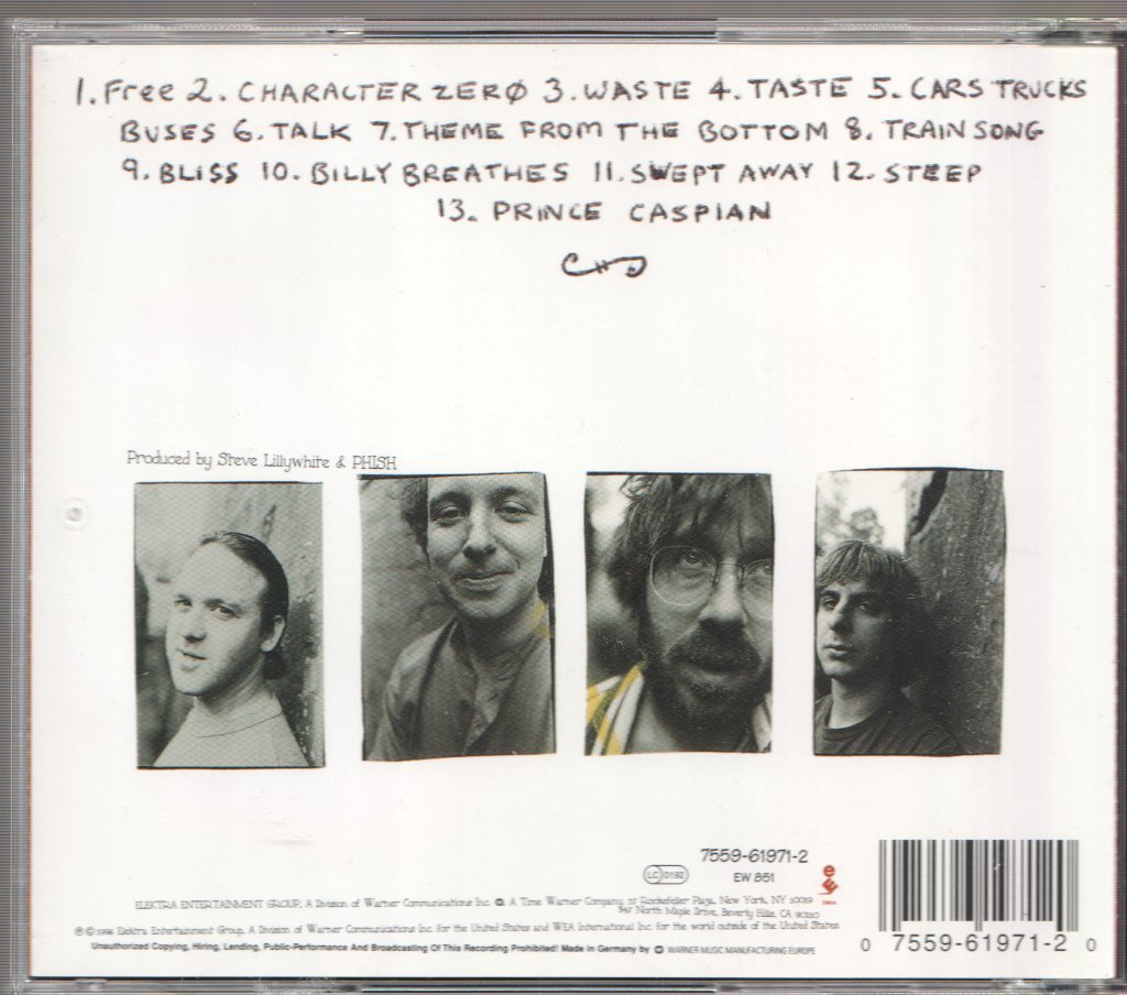 Phish - Billy Breathes - Cd