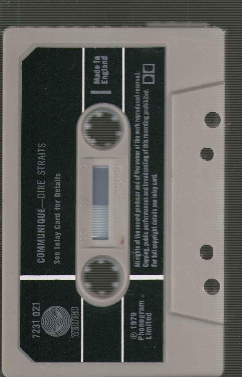 Dire Straits - Communiqué - Cassette