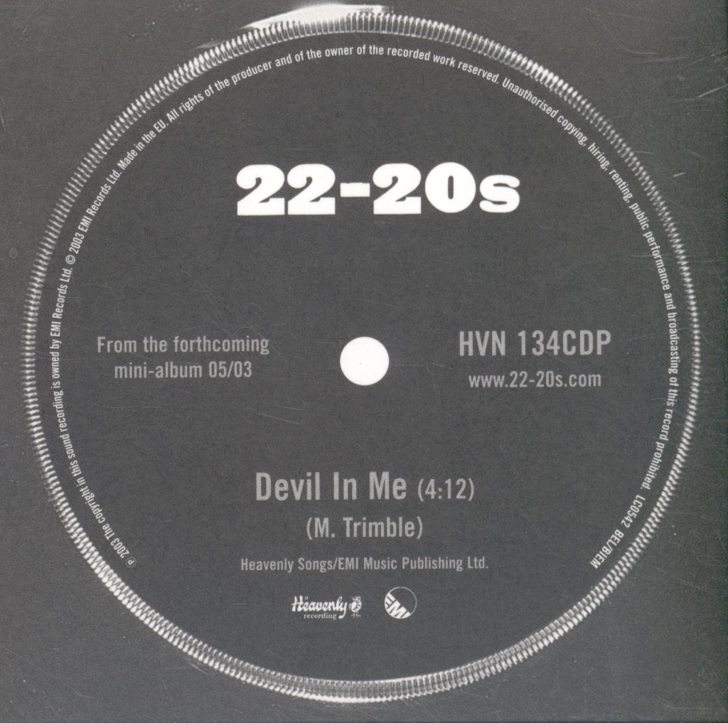 22-20s - Devil In Me - Cd