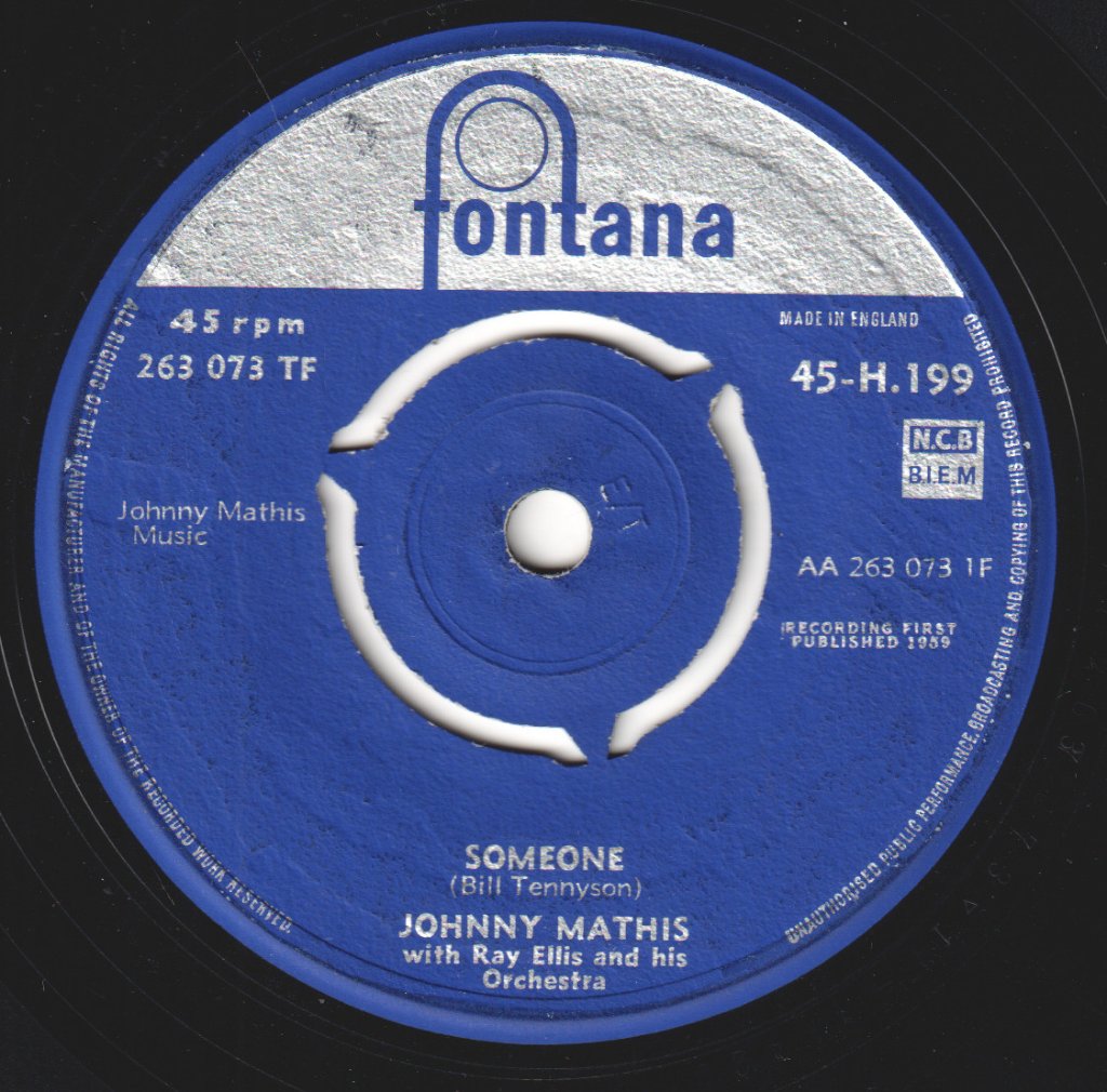 Johnny Mathis - Someone - 7 Inch