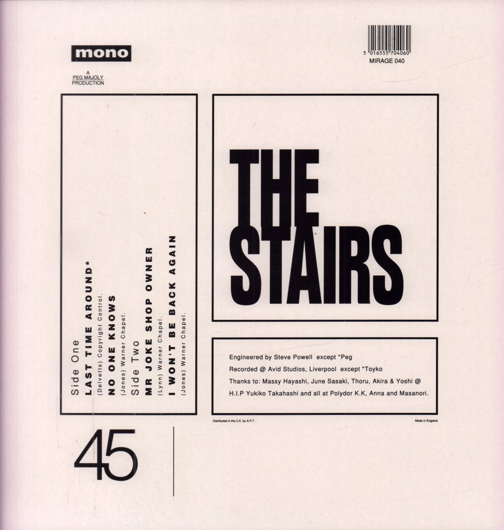 Stairs - Last Time Around - 12 Inch