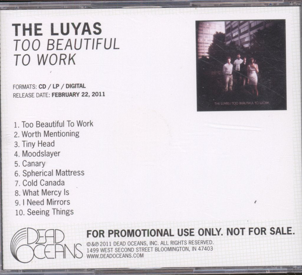 Luyas - Too Beautiful - Cd
