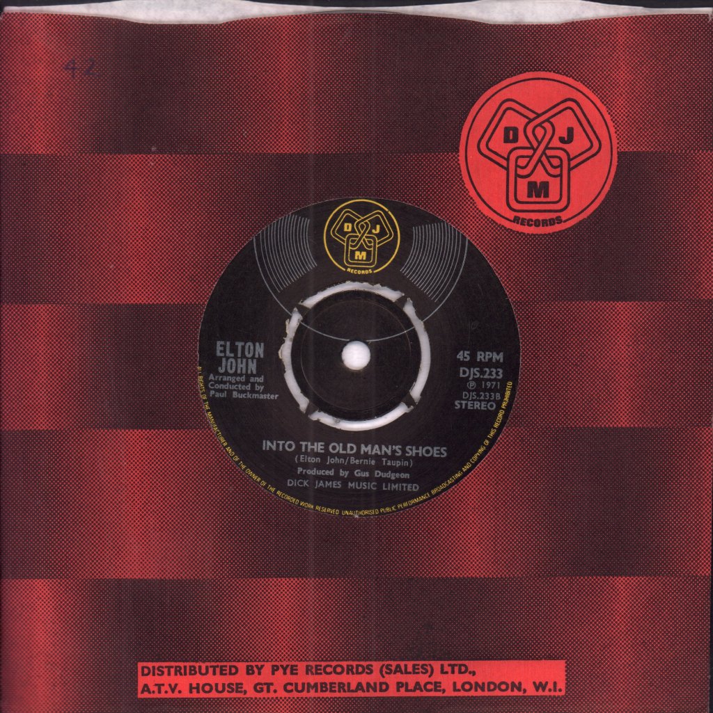 Elton John - Your Song - 7 Inch