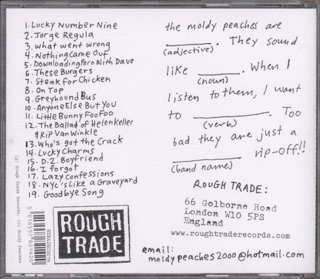 Moldy Peaches - Moldy Peaches - Cd