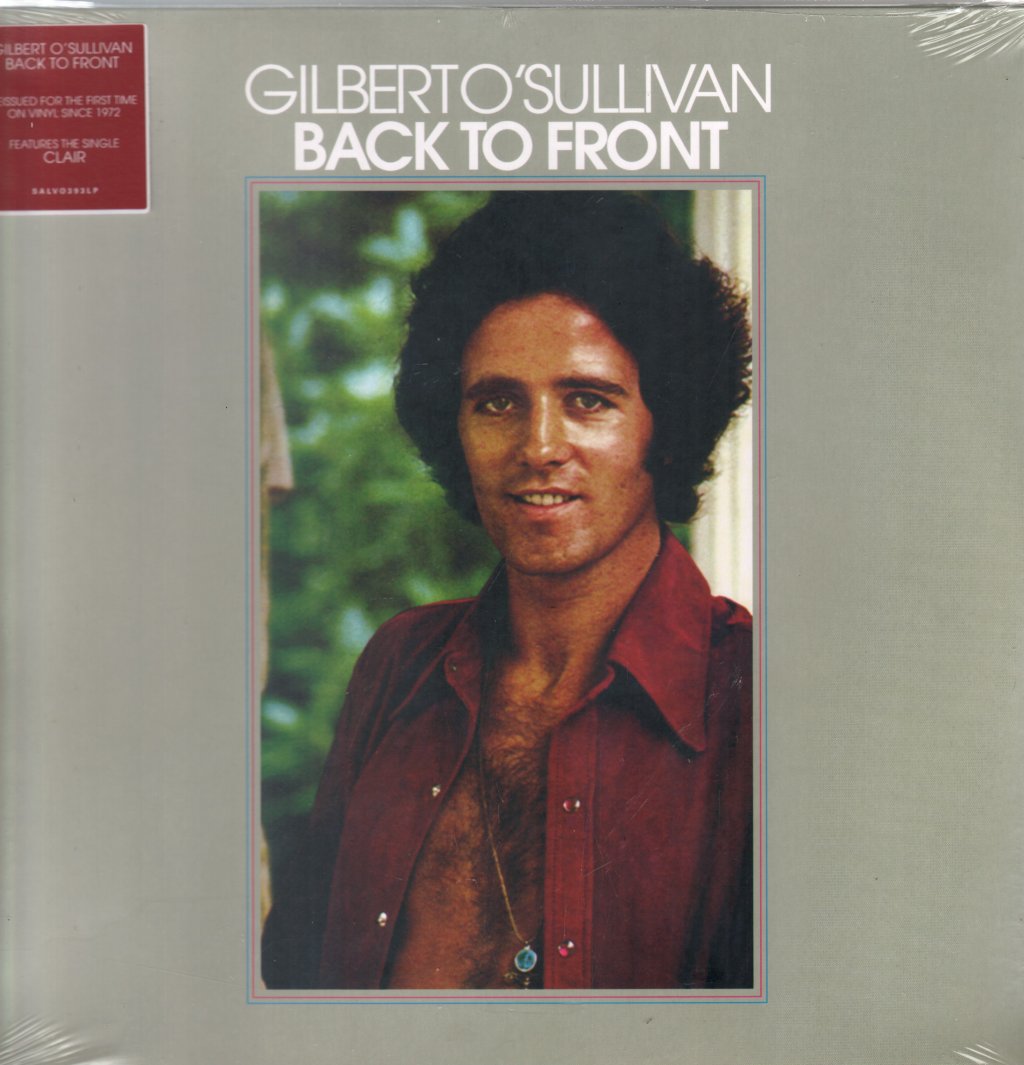Gilbert O'Sullivan - Back To Front - Lp