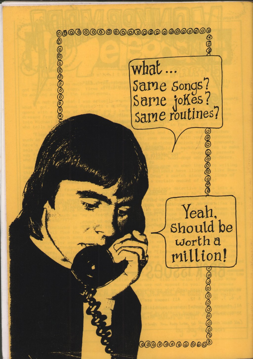 Monkees - Zilch Issue 13 - Fanzine