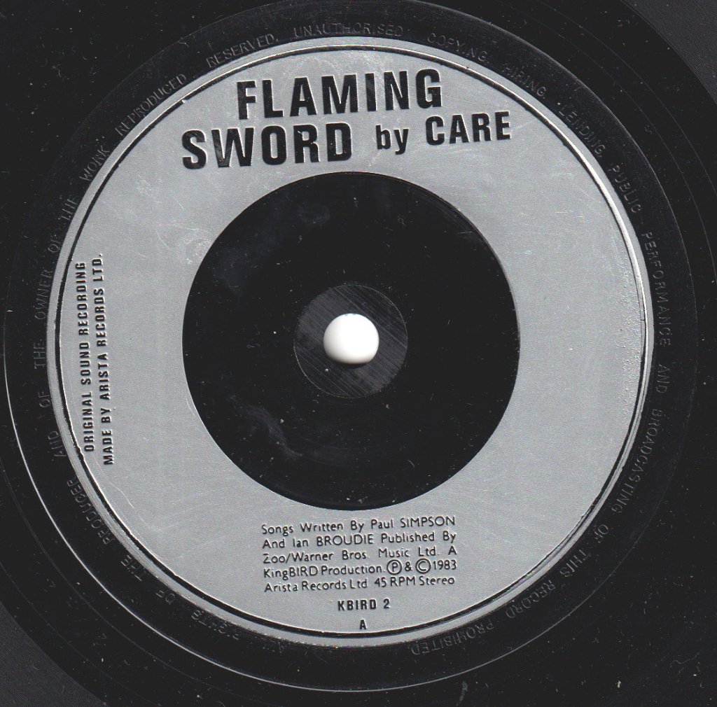 Care - Flaming Sword - 7 Inch