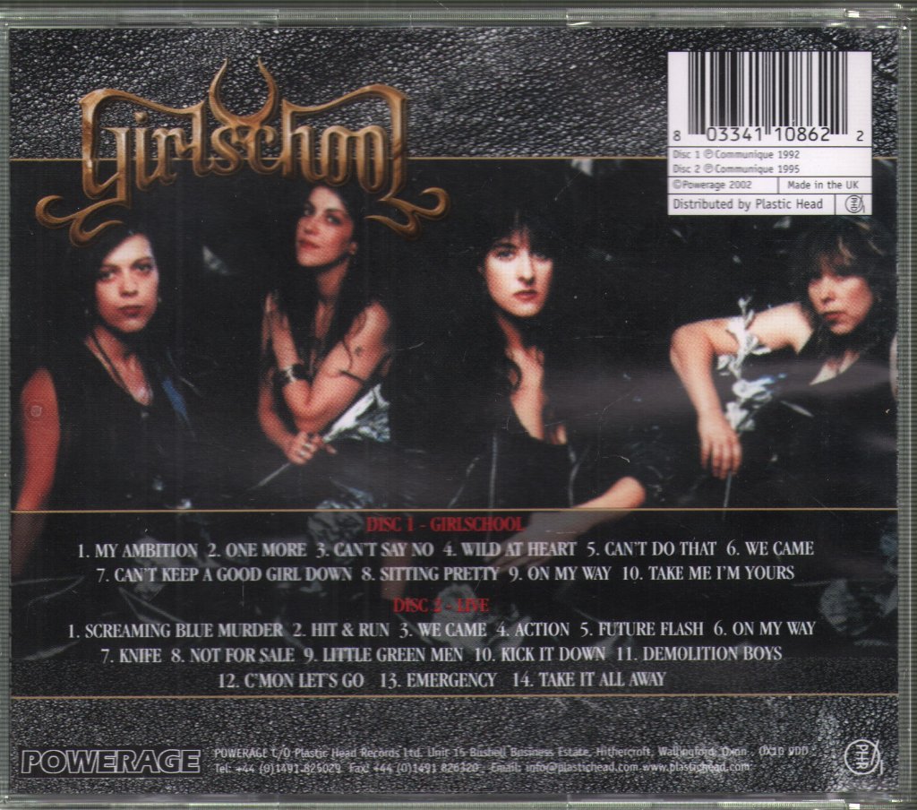 Girlschool - Girlschool / Girlschool Live - Double Cd