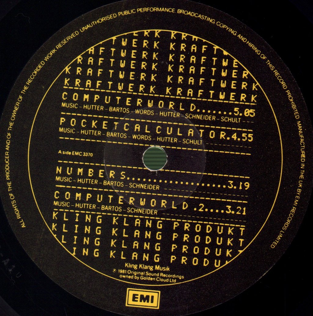 Kraftwerk - Computer World - Lp