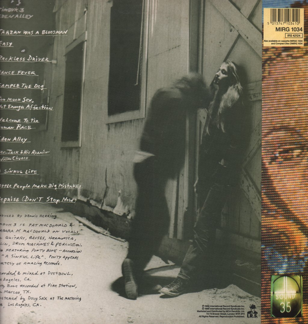 Timbuk 3 - Eden Alley - Lp