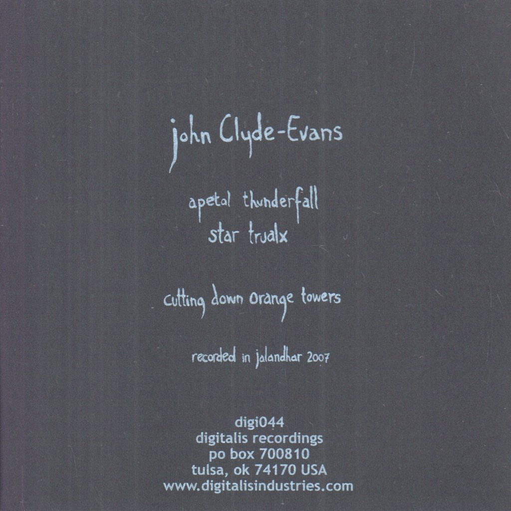 John Clyde-Evans - Apetal Thunderfall - Cd