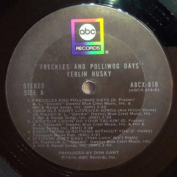 Ferlin Husky - Freckles And Polliwog Days - Lp