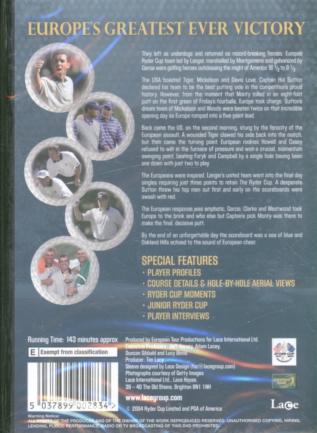 35th Ryder Cup - 35th Ryder Cup - Dvd