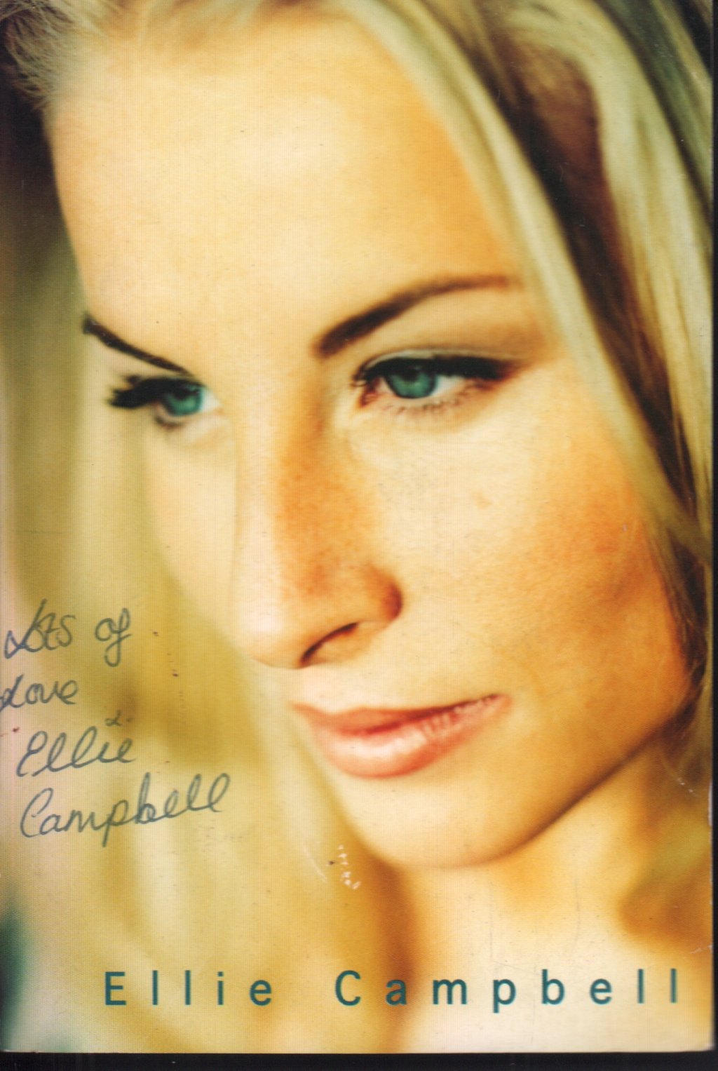 Ellie Campbell - signed promo postcard - Card