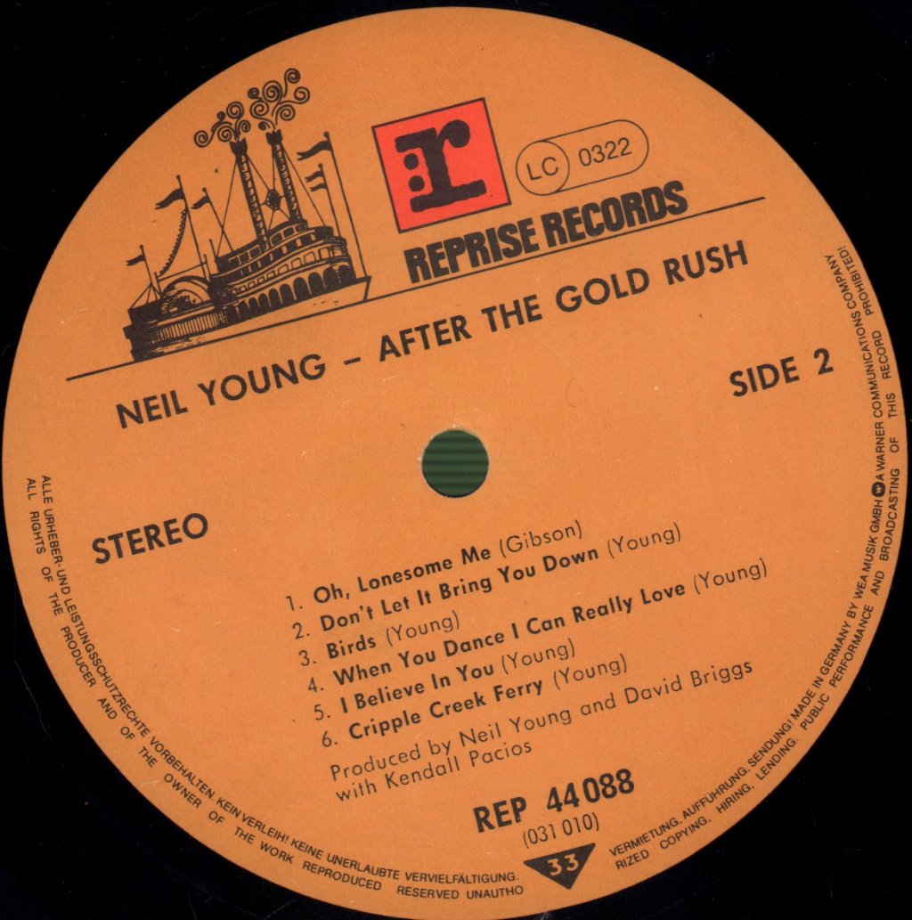 Neil Young - After The Gold Rush - Lp