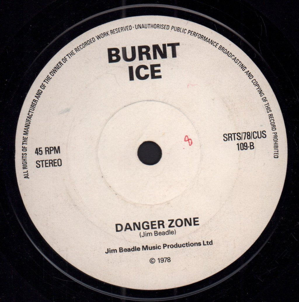 Burnt Ice - King Of The Castle - 7 Inch