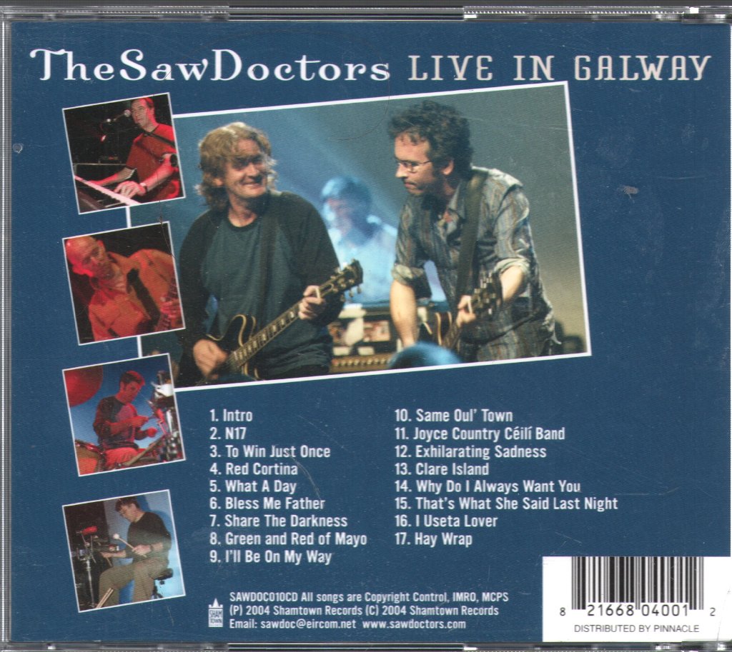 Saw Doctors - Live In Galway - Cd