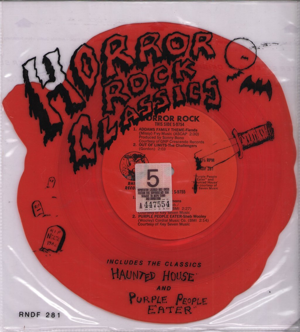 Various Artists - Horror Rock Classics - 7 Inch