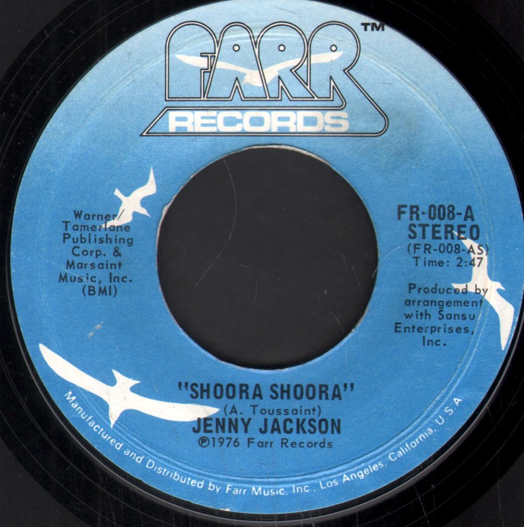 Jenny Jackson - Shoora Shoora - 7 Inch