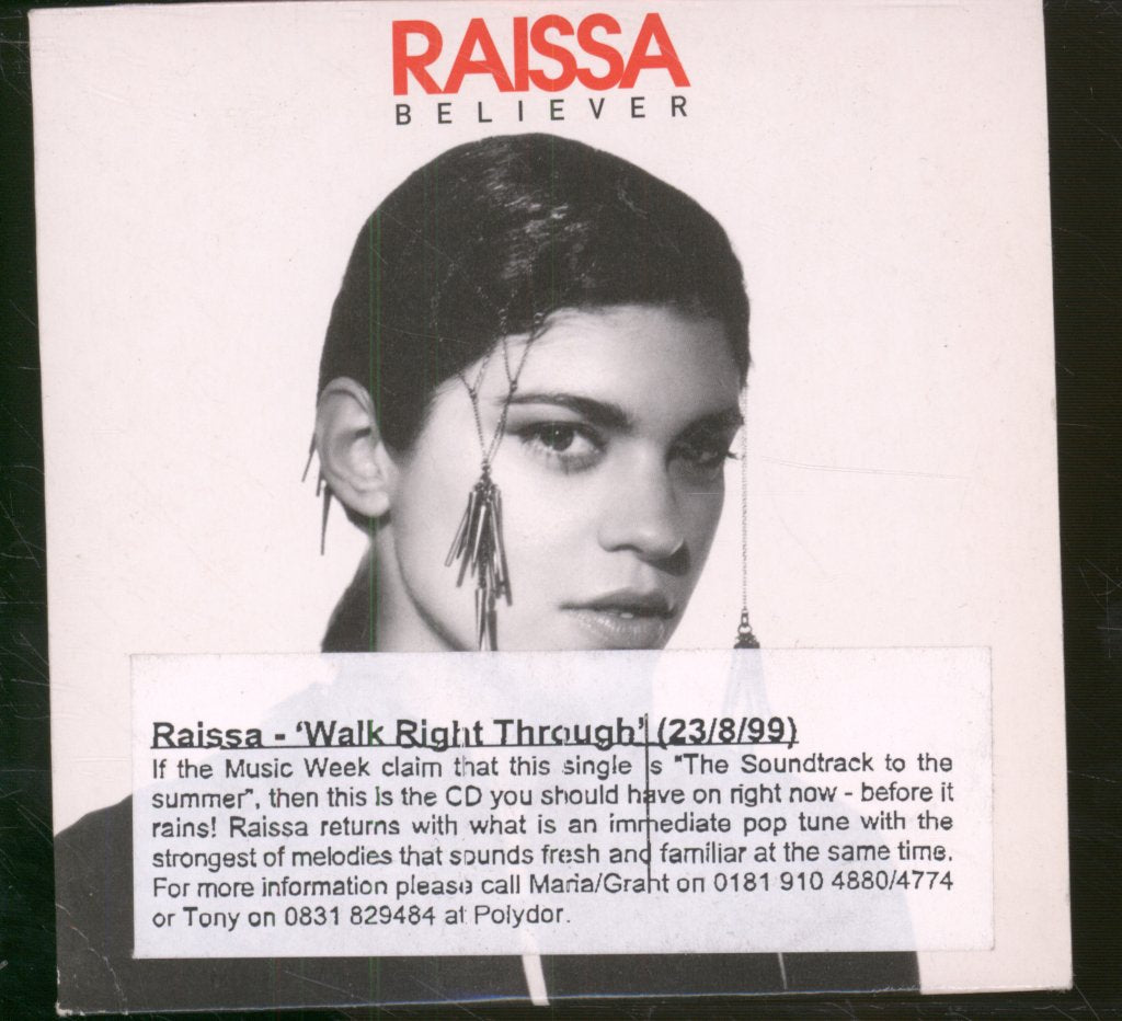 Raissa - Believer Sampler - Cd