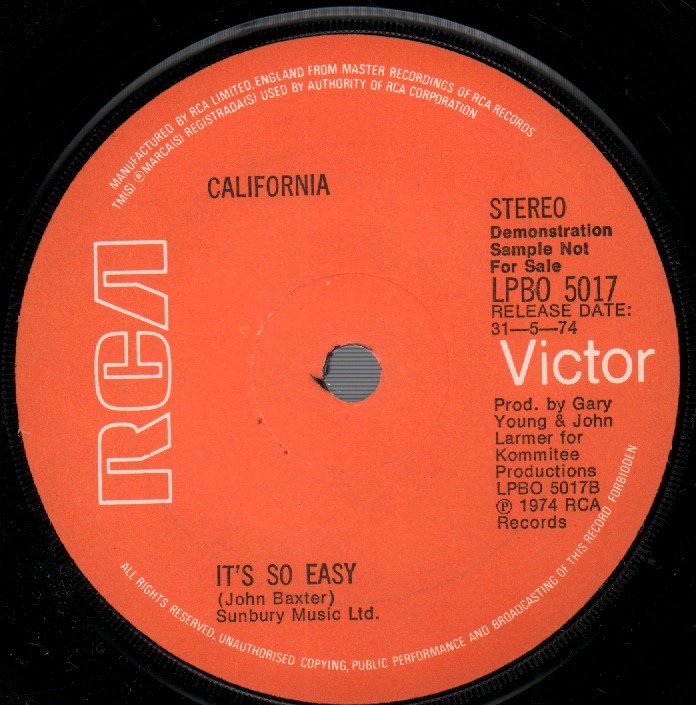 California - Miss Ginny - 7 Inch
