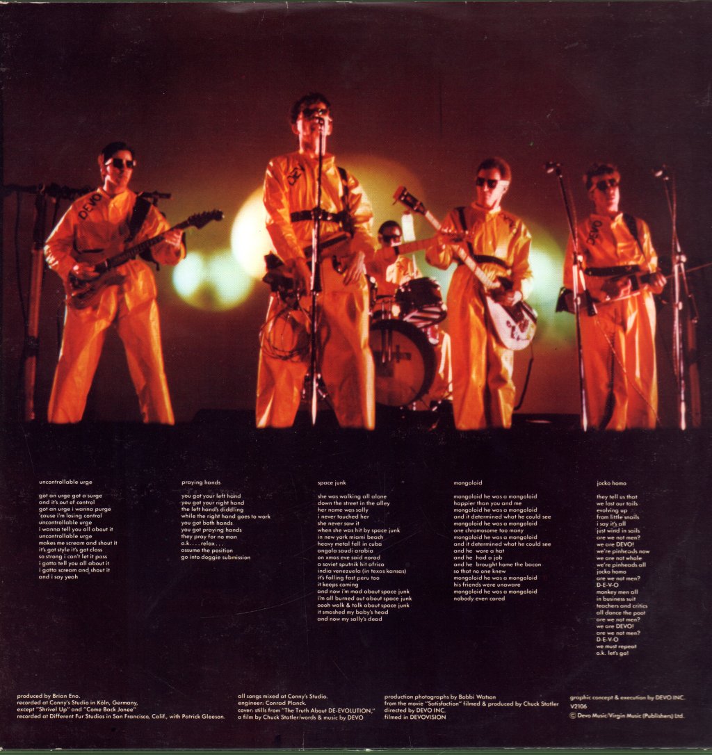 Devo - Are We Not Men - Lp