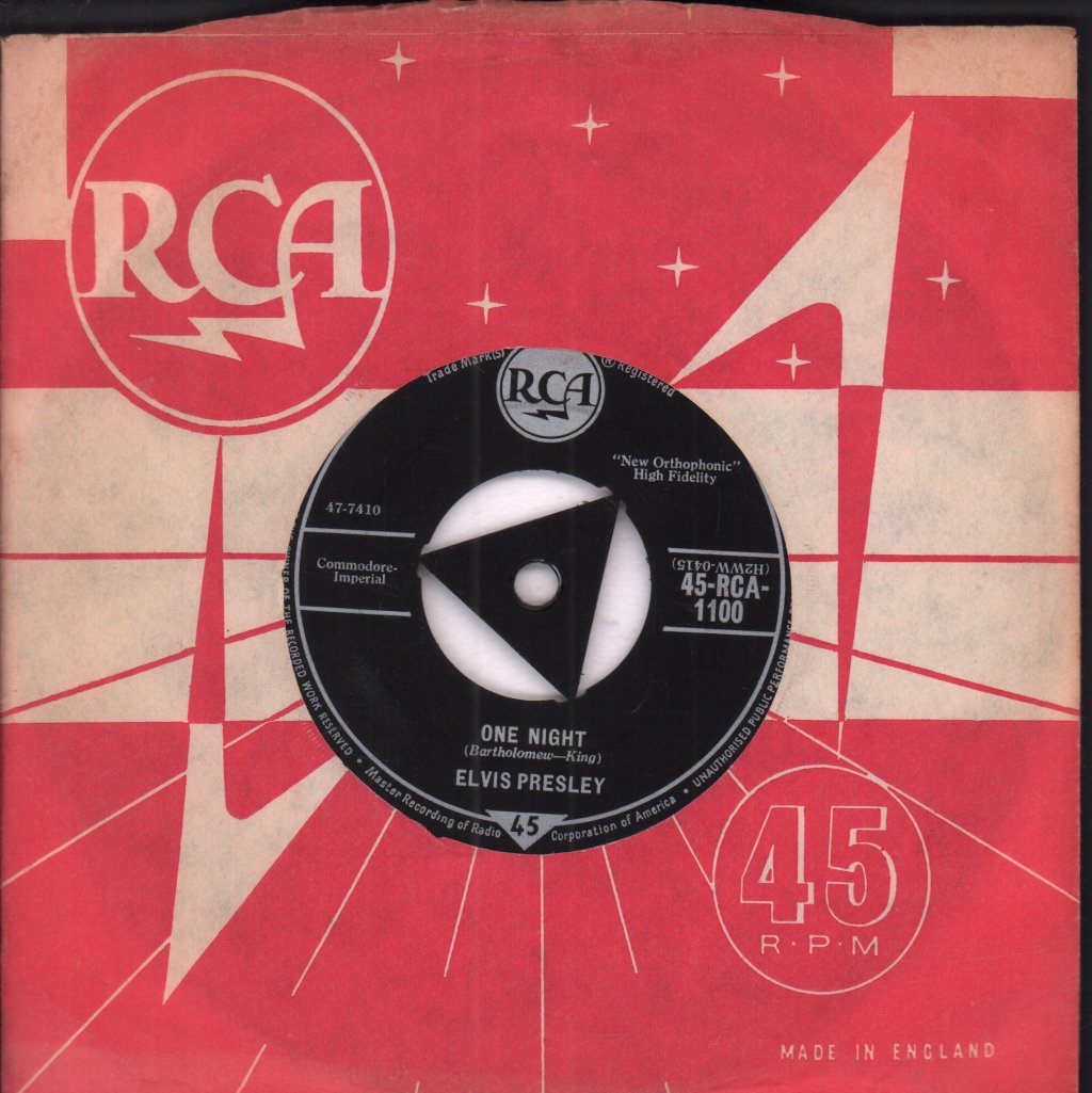 Elvis Presley - one night - 7 Inch