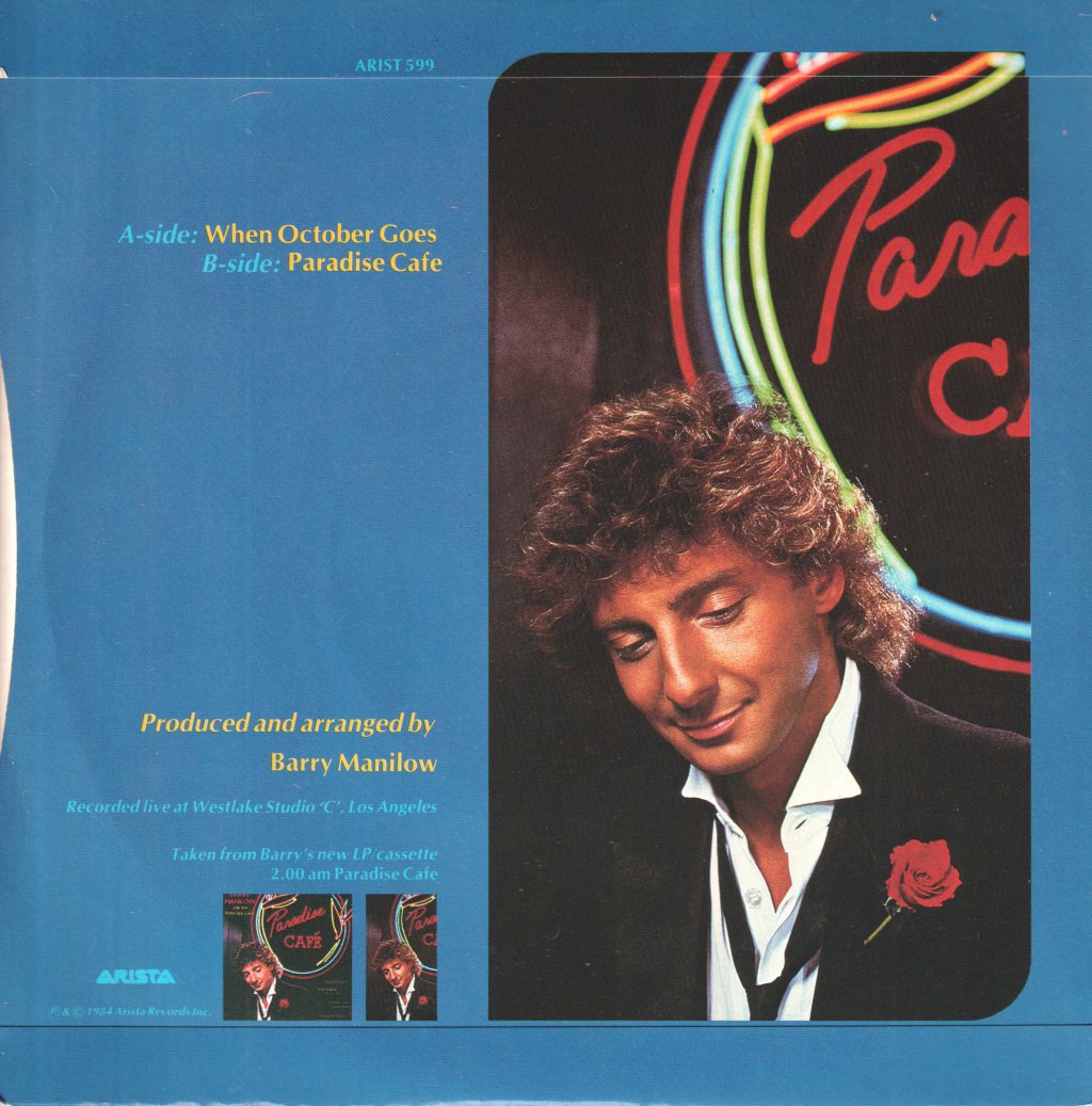 Barry Manilow - When October Goes - 7 Inch