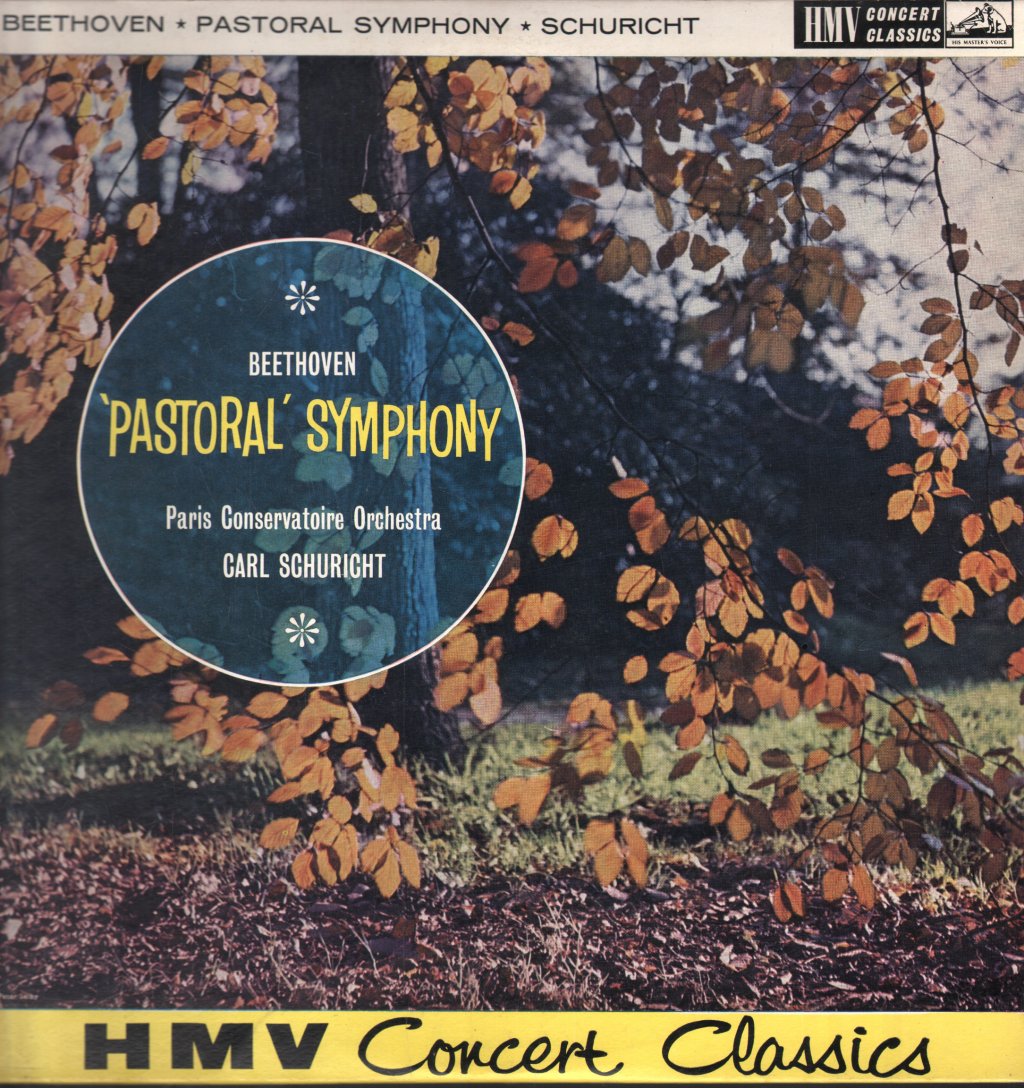 Carl Schuricht / Paris Conservatoire Orchestra - Beethoven - 'Pastoral' Symphony - Lp