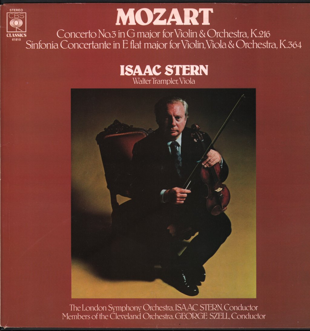 Isaac Stern - Issac Stern Plays Mozart - Lp