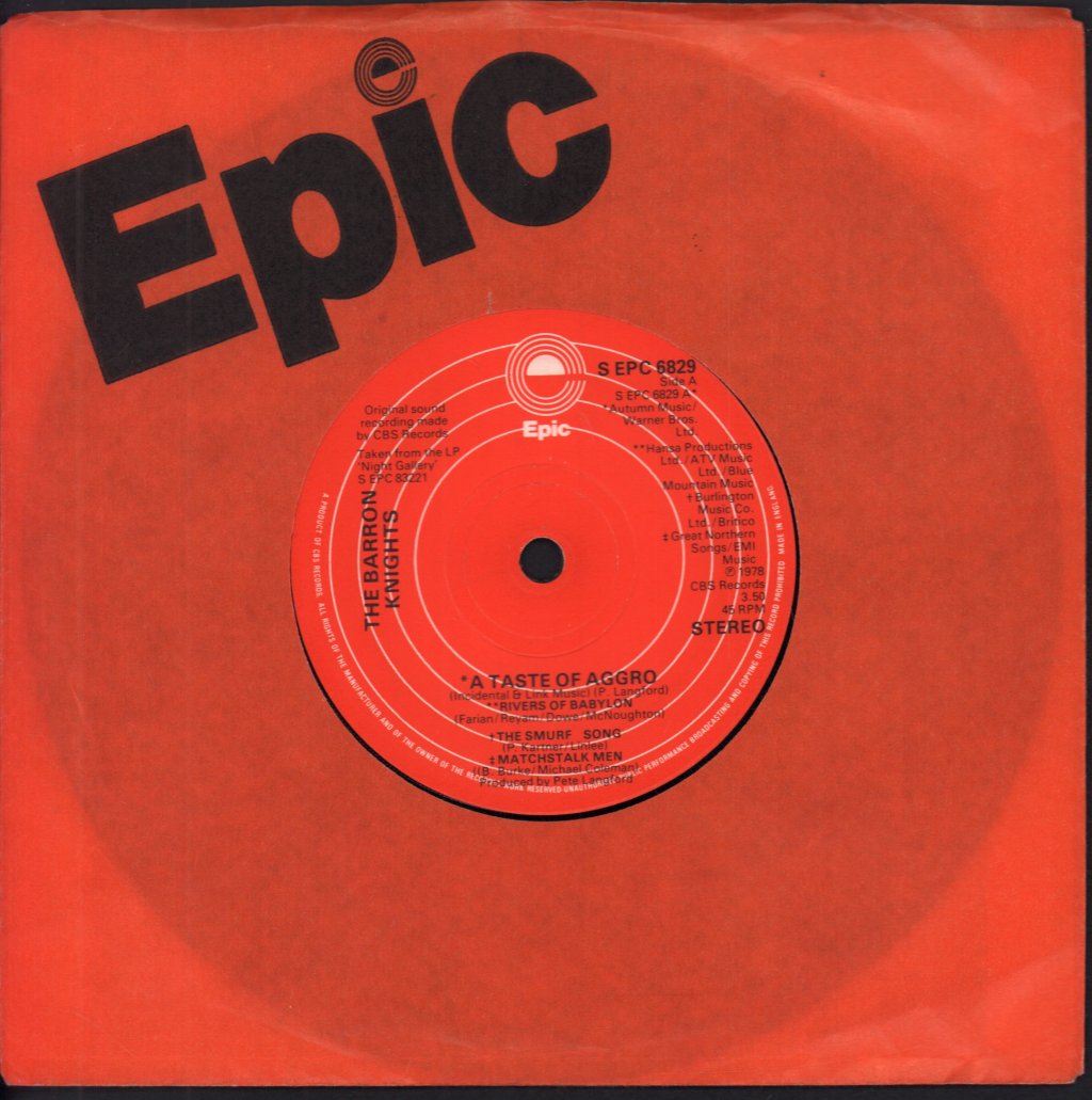 Barron Knights - A Taste Of Aggro - 7 Inch