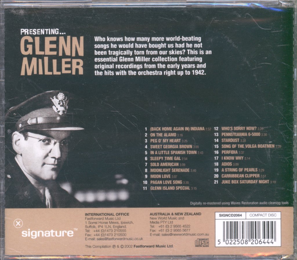 Glenn Miller - Presenting.... Glenn Miller - Cd