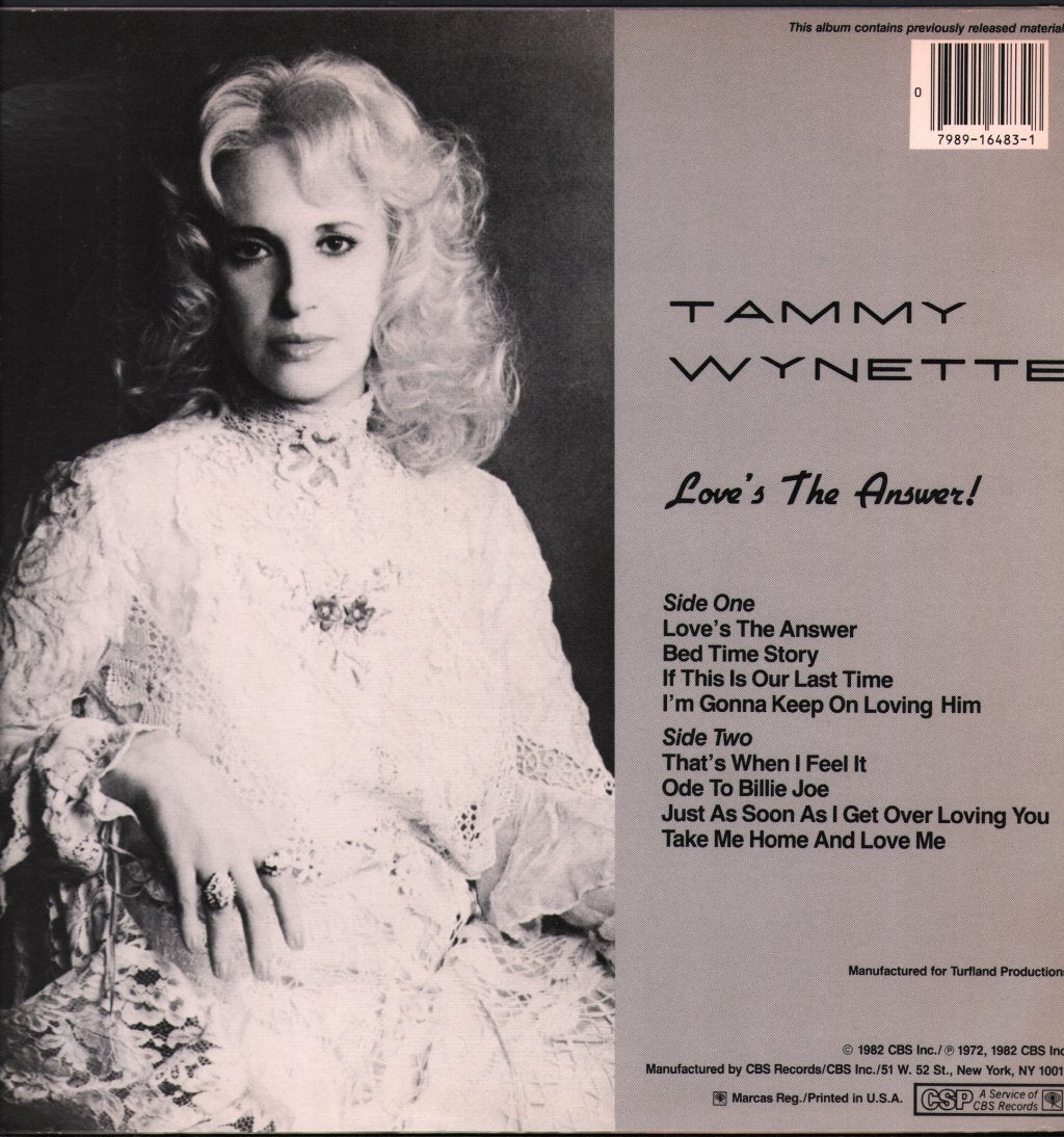 Tammy Wynette - Love's The Answer! - Lp