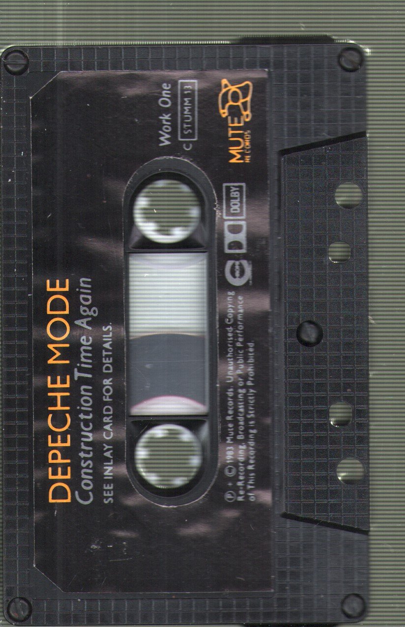 Depeche Mode - Construction Time Again - Cassette